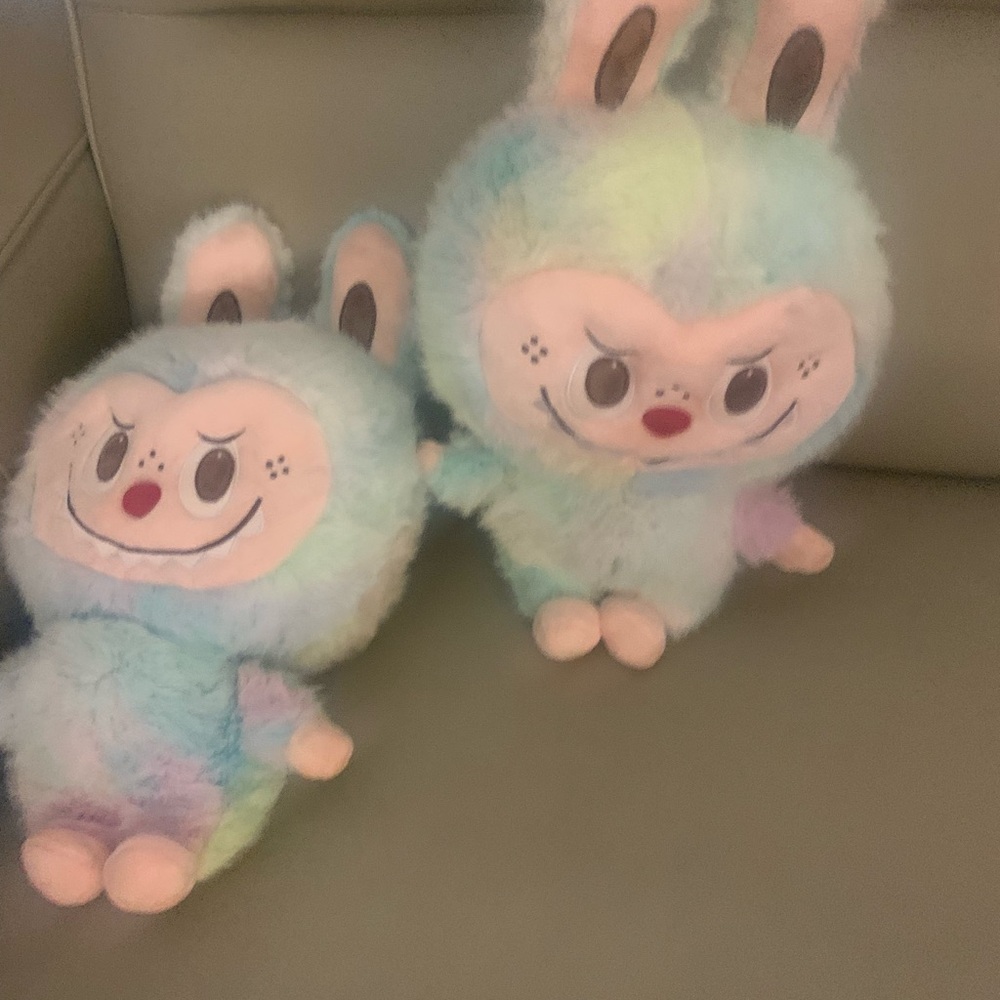 Colorful Plush Labubu